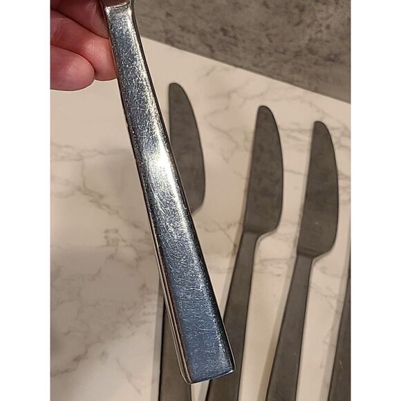 Dansk Meridian 18/10 Dinner Knives Stainless Glossy 9" Set of 5 | EUC Dining - Picture 6 of 6
